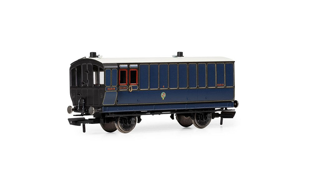 Hornby R40302 OO S&DJR, 4 Wheel Coach, Passenger Brake, 8 - Era 2