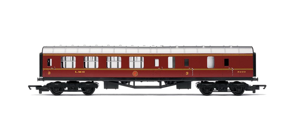 Hornby R4389 RailRoad LMS Brake Third Coach - Era 3