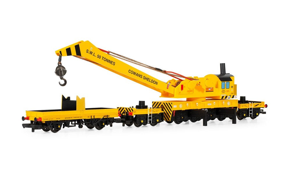 Hornby R60123 OO The One:One Collection, BR, 50T Breakdown Crane, Cowans Sheldon, 'ADRC96719' - Era 8