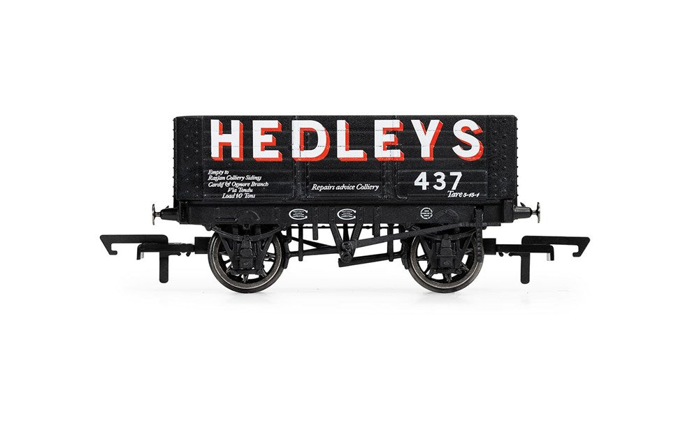 Hornby R60192 OO 6 Plank Wagon, Hedleys - Era 3