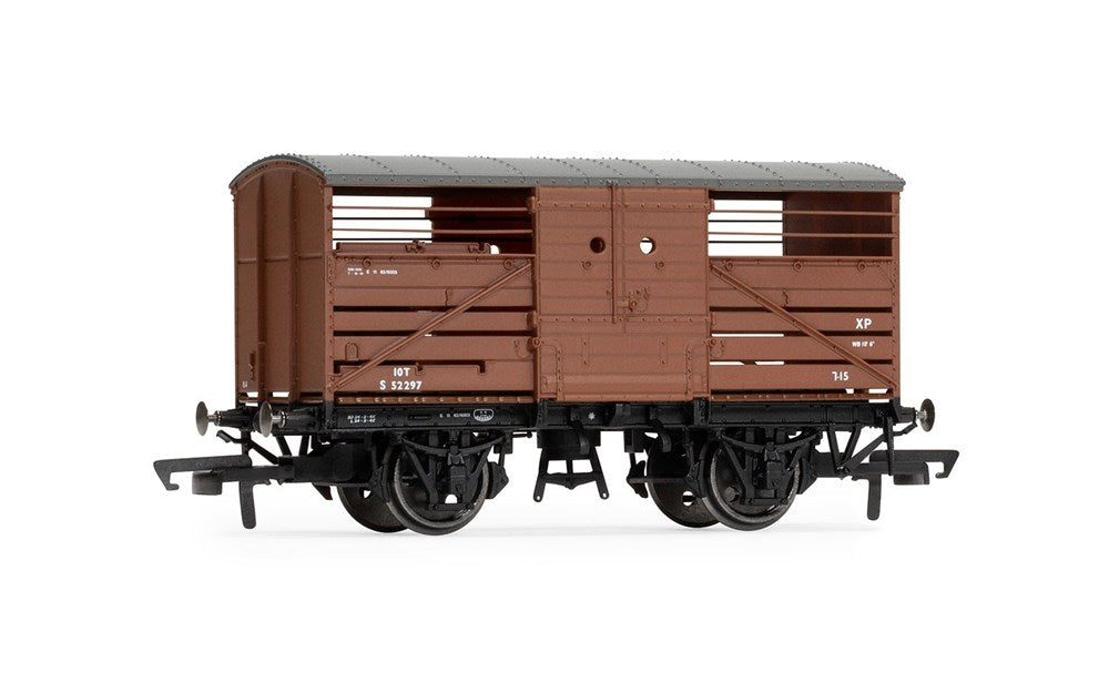 Hornby R60288 OO BR - Ex SR - 52297 - Cattle Wagon