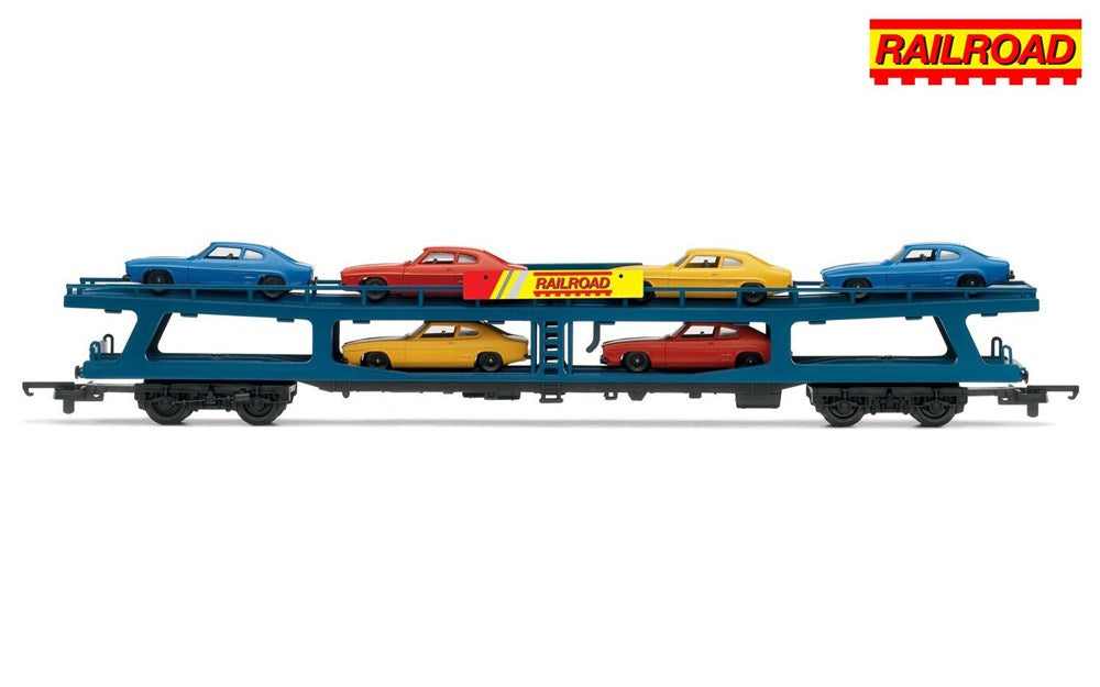 Hornby R6423 OO RailRoad BR, Car Transport Bogie Wagon - Era 7