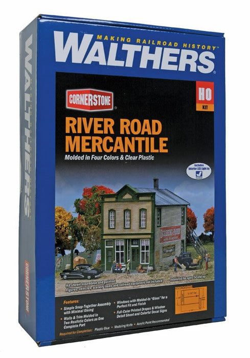Walthers Cornerstone 933-3650 HO River Road Mercantile Kit