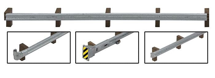 Walthers SceneMaster 949-4176 HO Roadway Guardrails Kit - 200' 60.9m Scale Length
