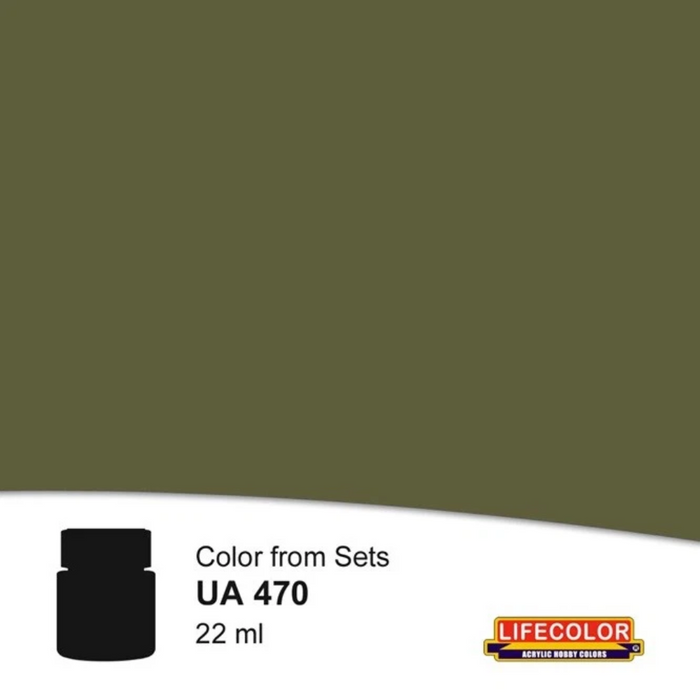 Lifecolor UA470 Extra Dark Green (22ml)