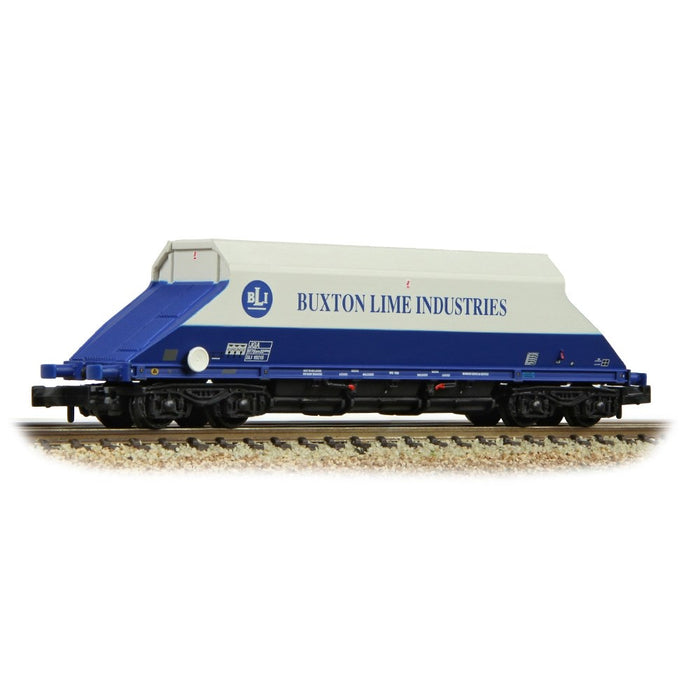 Graham Farish [N] 377-101D JGA Bogie Hopper 'Buxton Lime Industries' in White & Blue