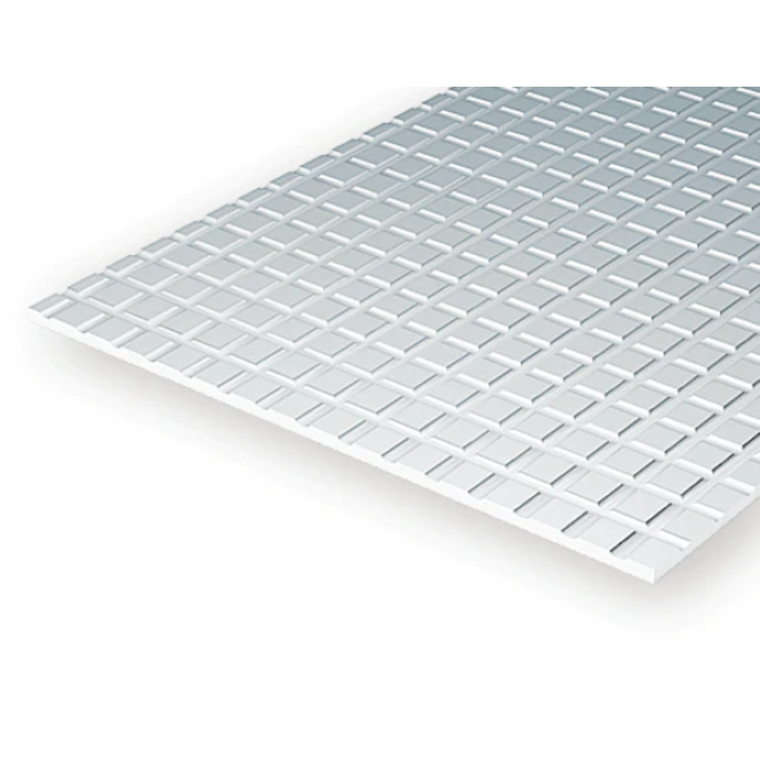 Evergreen 4505 Square Tile White (0.040in) 1.0 x 150 x 300 mm