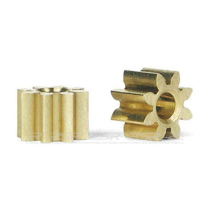 Slot.it PI08 Inline Brass Pinion 8 Teeth 5.5mm (x2)