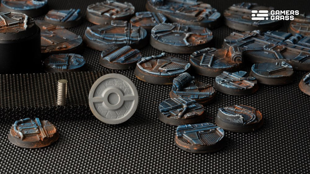 Gamers Grass Spaceship Corridor Bases - Round 25mm (x10)