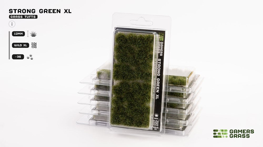 Gamers Grass 12mm Strong Green XL Tufts - Wild