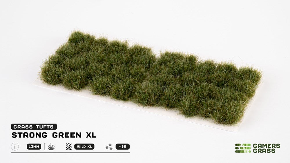 Gamers Grass 12mm Strong Green XL Tufts - Wild