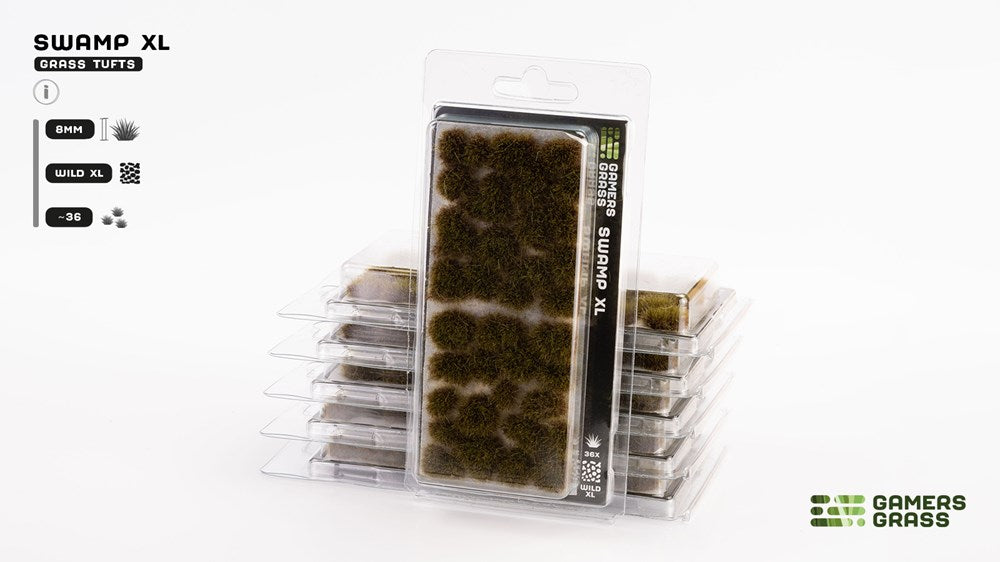 Gamers Grass 8mm Swamp XL Tufts - Wild