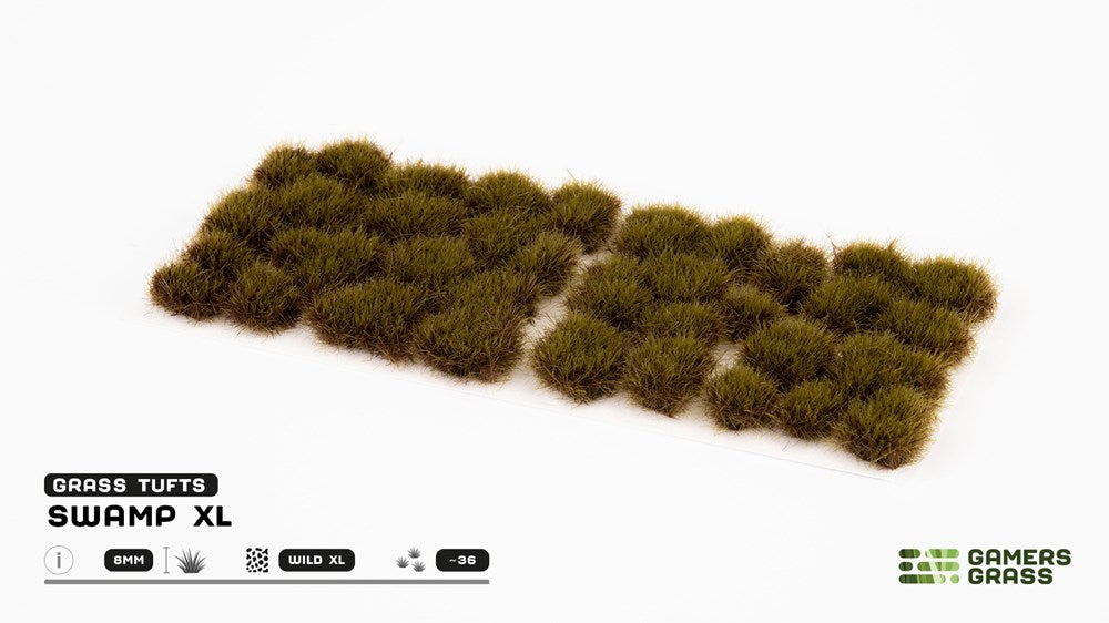 Gamers Grass 8mm Swamp XL Tufts - Wild