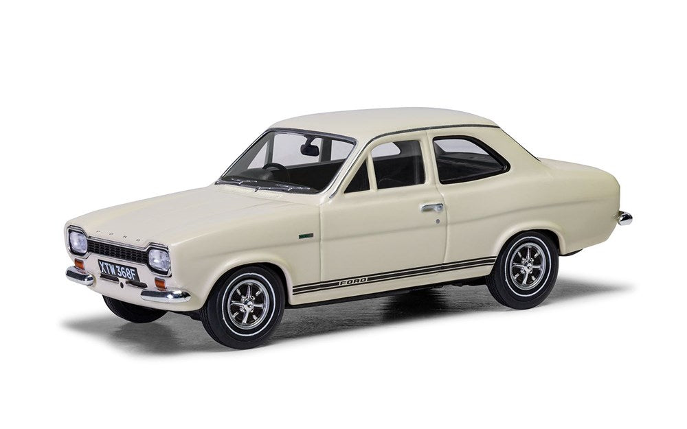 Corgi VA09532 1:43 Ford Escort MkI Twin Cam, Ermine White (Ford Press Car)