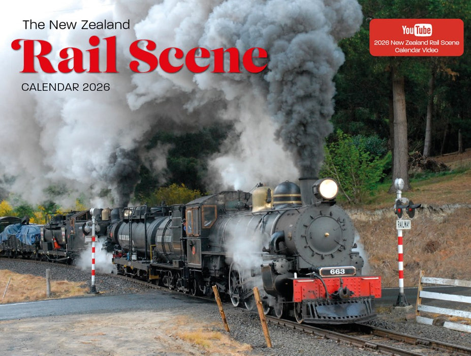 2026 New Zealand Rail Scene Calendar
