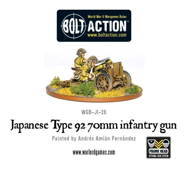 Bolt Action Japanese Type 92 70mm Infantry Gun