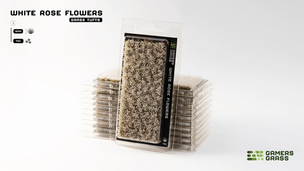 Gamers Grass White Rose Flowers