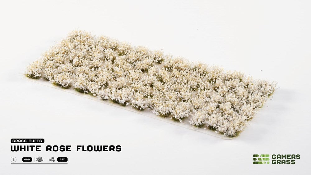 Gamers Grass White Rose Flowers