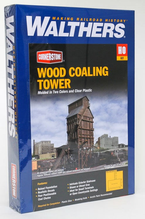 Walthers Cornerstone 933-2922 HO Wood Coaling Tower Kit