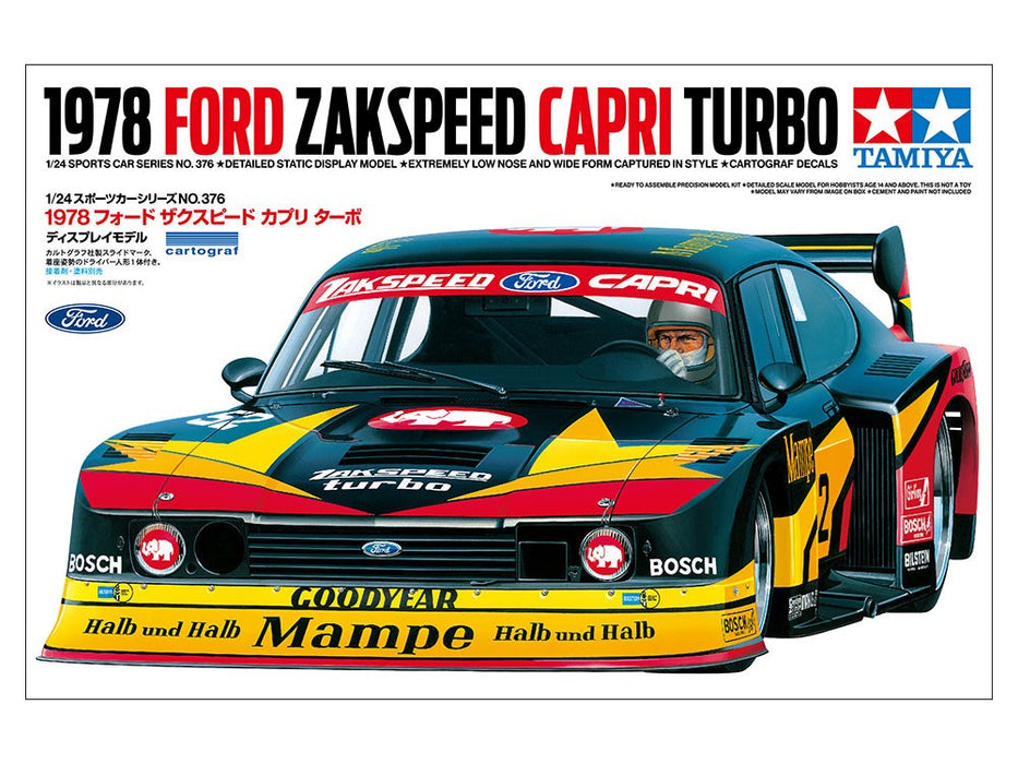 Tamiya 24376 1:24 1978 Ford Zakspeed Capri Turbo