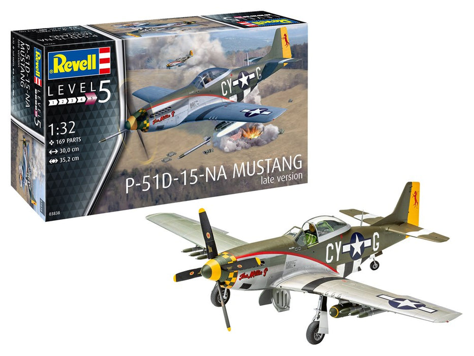 Revell 03838 1:32 P-51D Mustang - Late Version