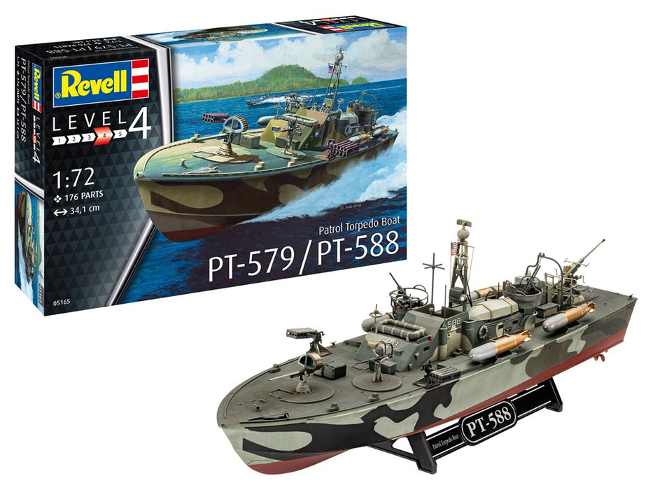 Revell 05165 1:72 Patrol Torpedo Boat PT-588/PT-57