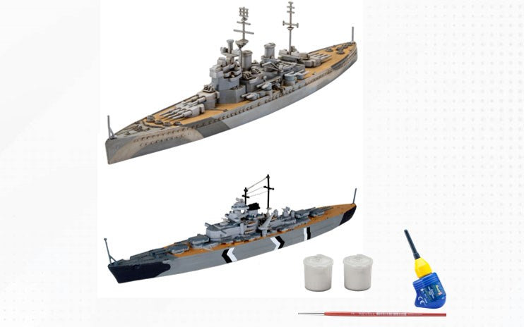 Revell 05668 1:1200 First Diorama Set - Bismarck Battle
