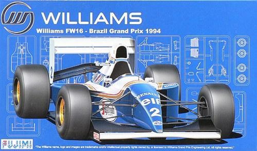 Fujimi 090597 1:20 F1: '94 Williams FW16 BGP