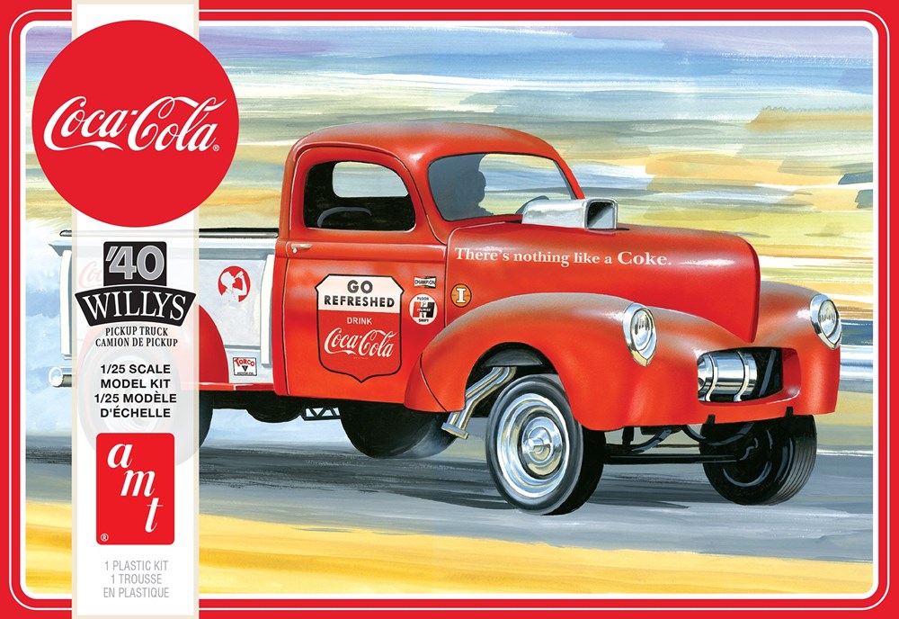 AMT 1145 1:25 1940 Willys 'Coca-Cola' Gasser Pickup Kit