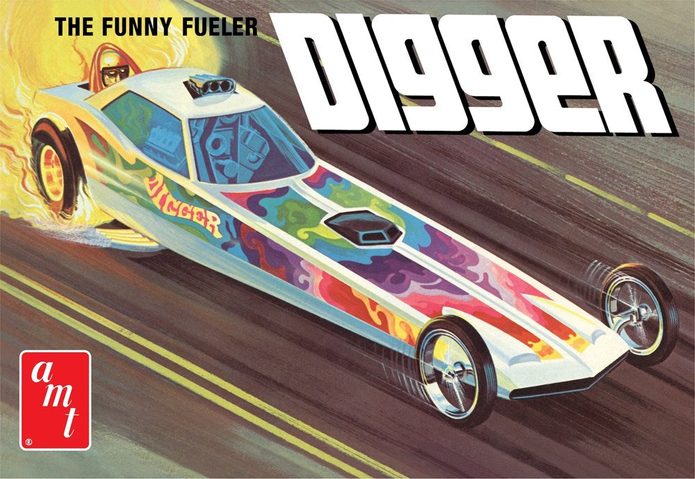 AMT 1154 1:25 Digger Dragster - 'The Funny Fueler'