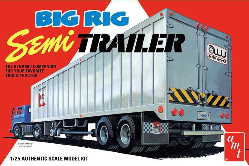 AMT 1164 1:25 Big Rig Semi Trailer Kit