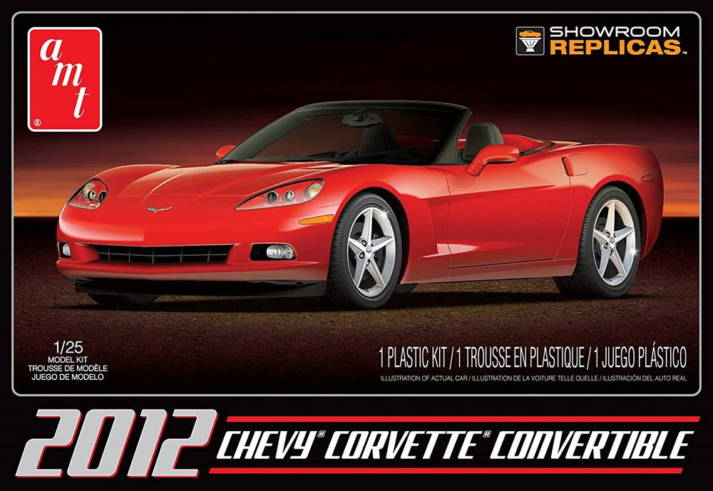 AMT 733 1:25 2012 Chevy Corvette Convertable Kit
