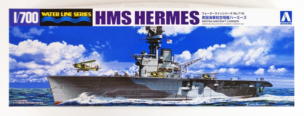 Aoshima 05103 1:700 Hermes - Battle Of Ceylon Sea