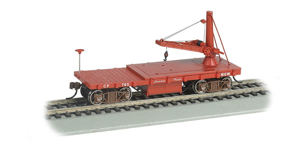 Bachmann USA 16417 [HO] Old-Time Derrick Car - Canadian Pacific