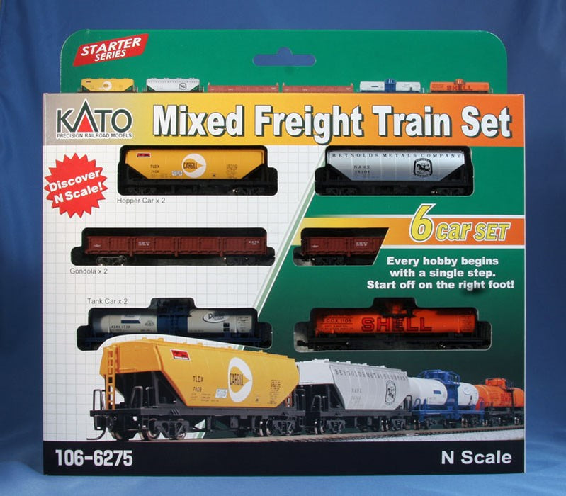 Kato USA 1066275 N Mixed Freight 6-car Set