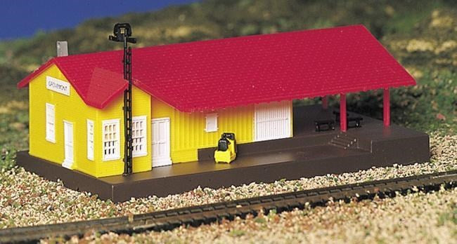 Bachmann USA 45907 [N] Plasticville Freight Station - Built Up