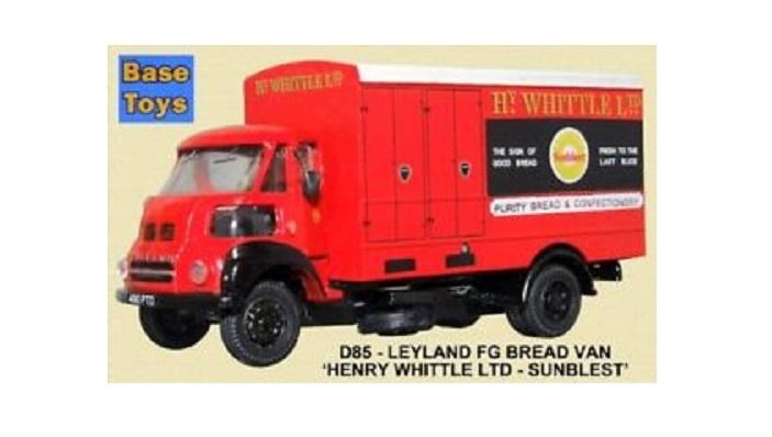 Base Toys D85 OO Leyland FG Whittles Bakery