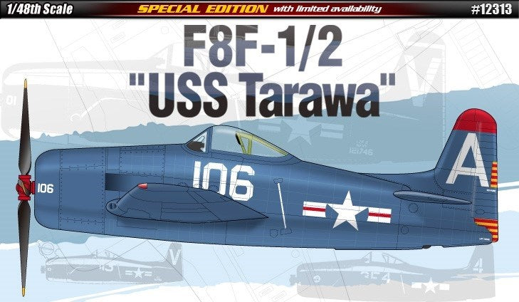 Academy 12313 1:48 F8F-1/2 'USS Tarawa' (limited Ed)