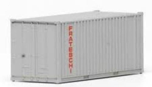Frateschi 20753 HO 20' ISO Container - Grey
