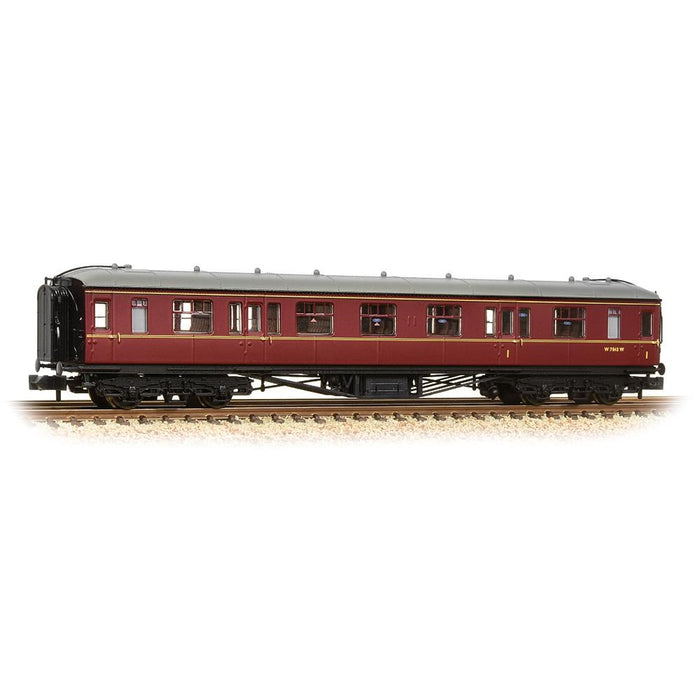 Graham Farish [N] 374-562 GWR Hawksworth Composite Corridor - BR Maroon