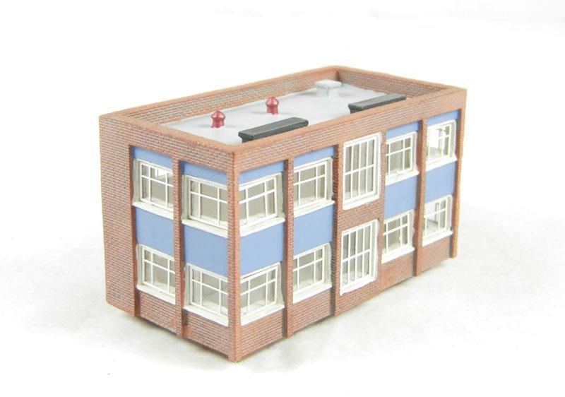 Graham Farish [N] 42-019 Scenecraft 2 Story Office Block Extension (add to 44-018 to make 4-story)