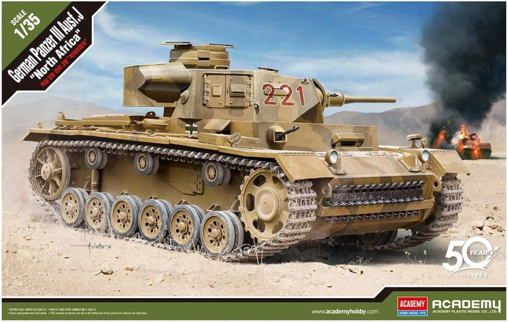 Academy 13531 1:35 German Panzer III Ausf. J "North Africa"