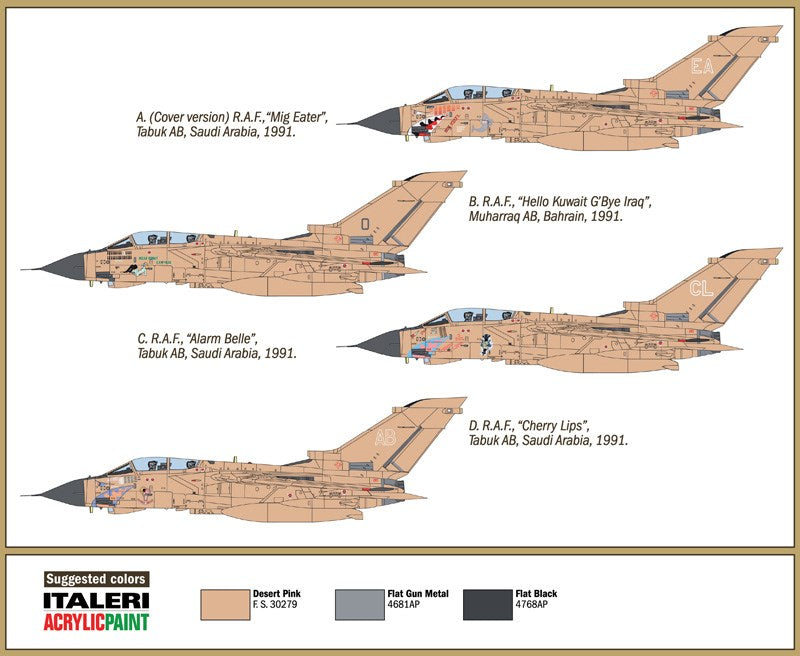 Italeri 1384 1:72 Gulf War Tornado GR.1