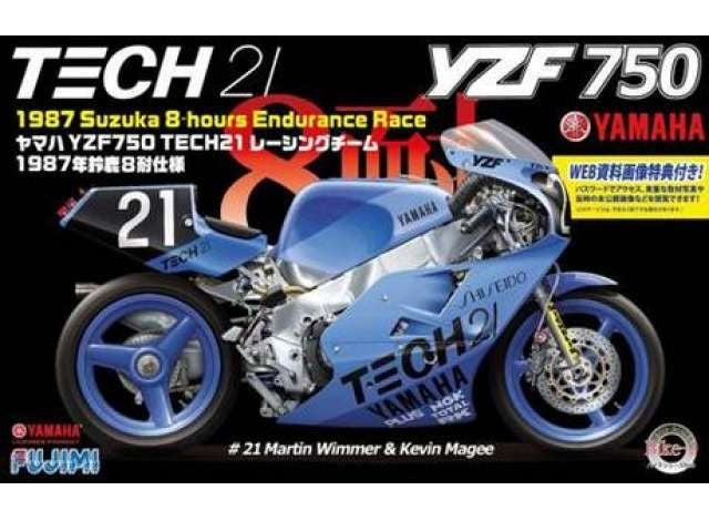 Fujimi 141329 1:12 Yamaha YZF 750 TECH21 1987