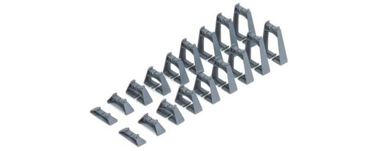 Hornby R909 Elevated Track Supports (various heights to 80mm) 18pc