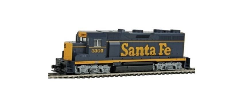 Kato 37-3022 HO EMD GP35 Diesel - Atchison Topeka &amp; Santa Fe 3305 (Blue Yellow)