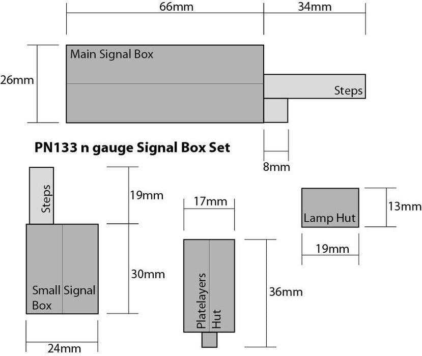 Metcalfe PN133 [N] Signal Box Kit