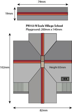 Metcalfe PN153 [N] Village School Kit