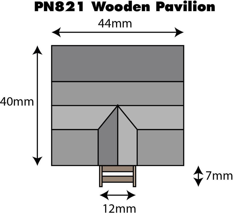 Metcalfe PN821 [N] Wooden Pavilion Kit