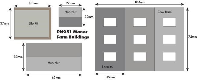 Metcalfe PN951 [N] Manor Farm Buildings Kit